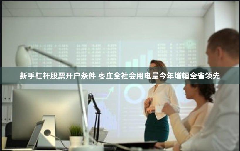 新手杠杆股票开户条件 枣庄全社会用电量今年增幅全省领先